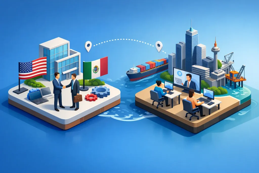 Nearshore vs Offshore Outsourcing Explained